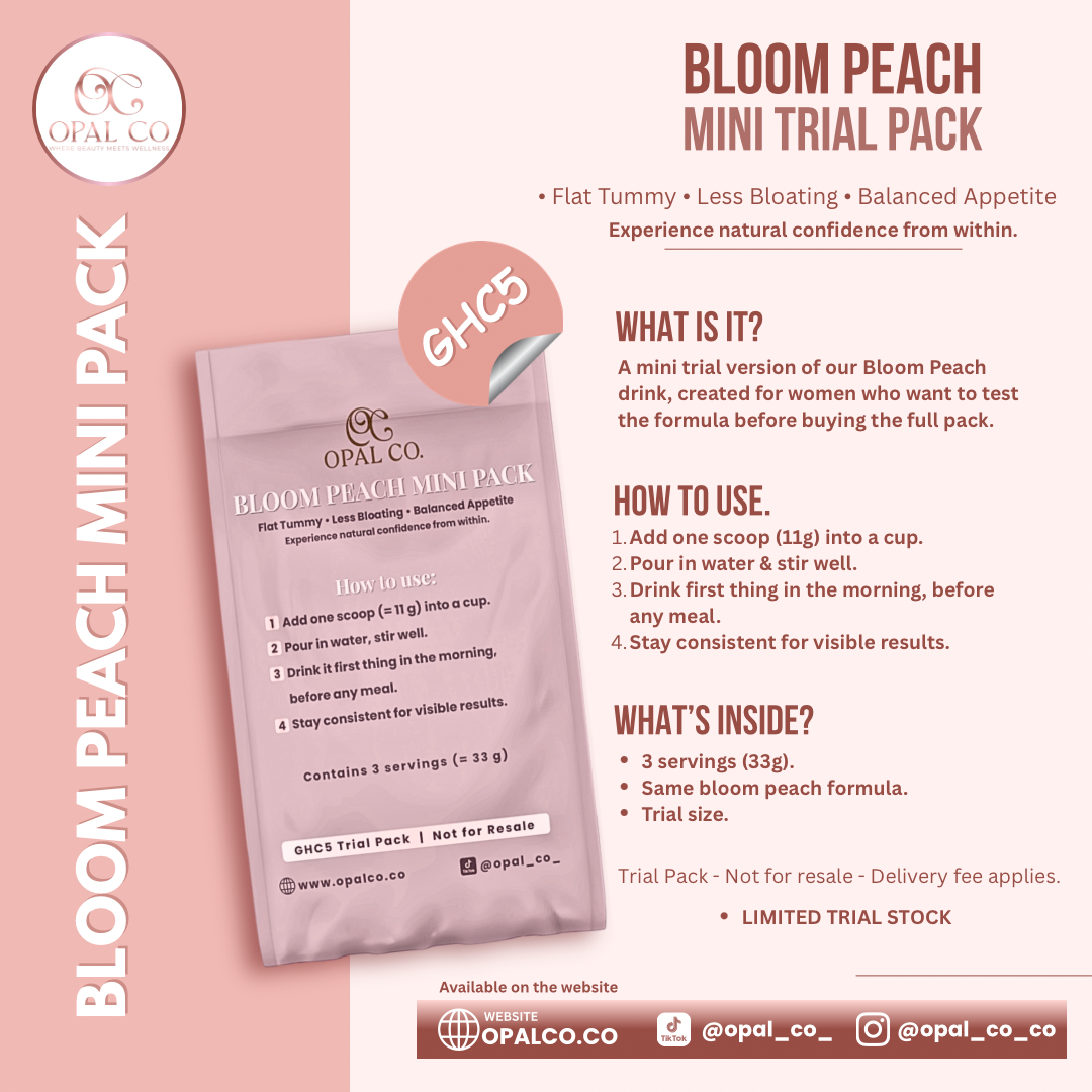 Bloom Peach – Mini Trial Pack