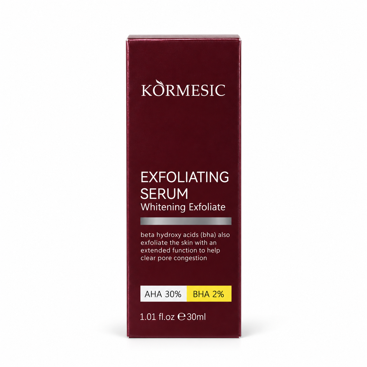 Kormesic AHA 30% + BHA 2% Exfoliating Serum — 30ml