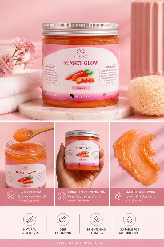 Opalco Sunset Glow — Carrot Brightening Body Soap