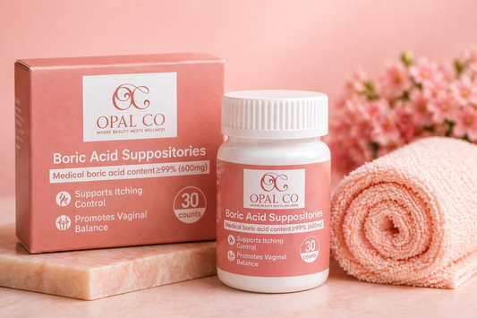 Opalco Boric Acid Suppositories — Restore. Rebalance. Refresh.