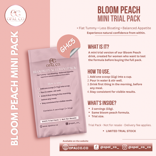 Bloom Peach – Mini Trial Pack