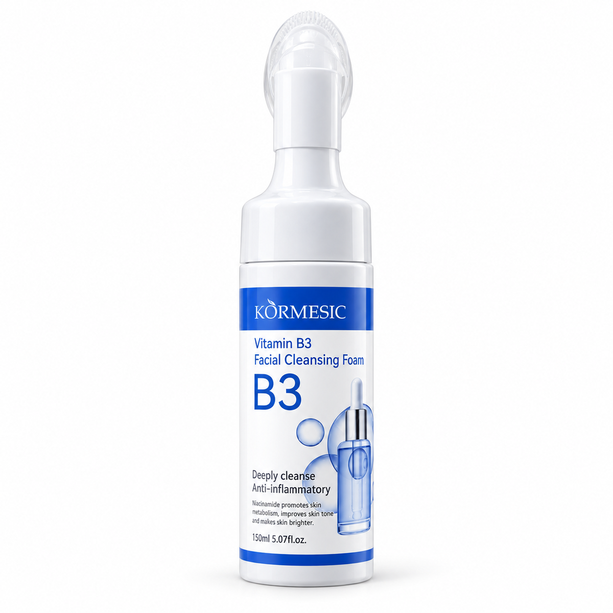 Kormesic Vitamin B3 Facial Cleansing Foam — 150ml